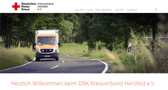 Desktop Screenshot of drk-hersfeld.de